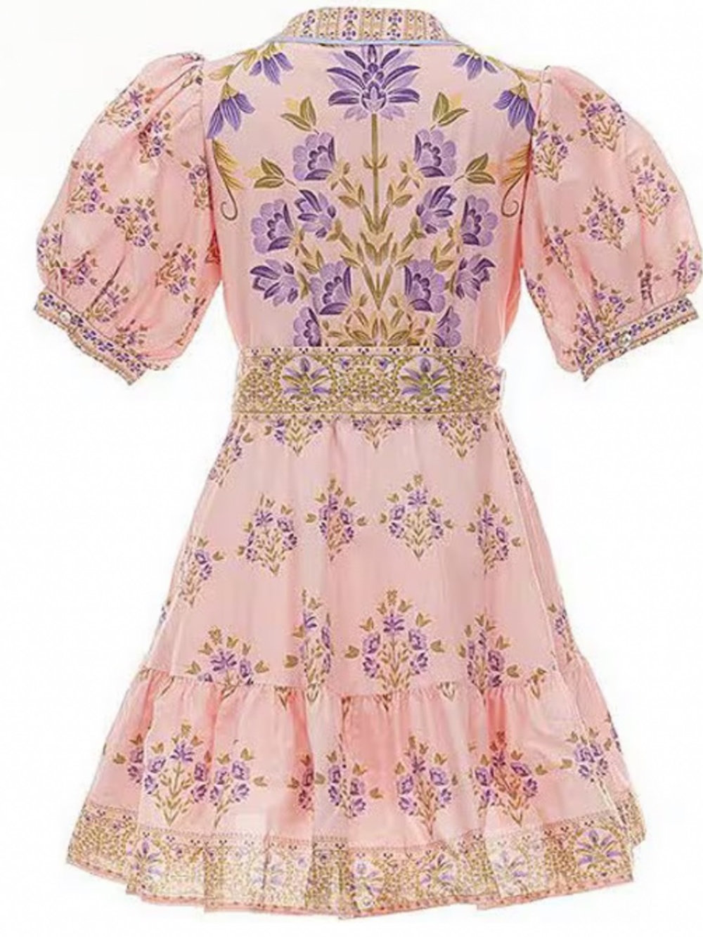 A Loves A "Bubble Sleeve dress in Pink" NWT - Picture 7 of 8